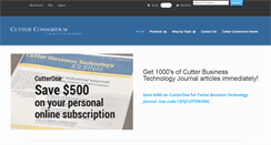 Desktop Screenshot of bookstore.cutter.com
