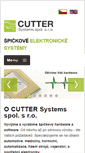 Mobile Screenshot of cutter.cz