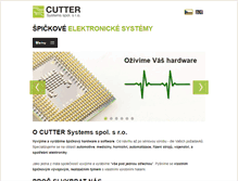 Tablet Screenshot of cutter.cz